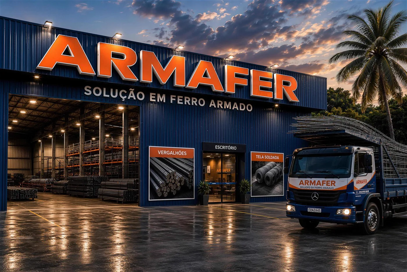 Fachada da Armafer — Caraguatatuba SP
